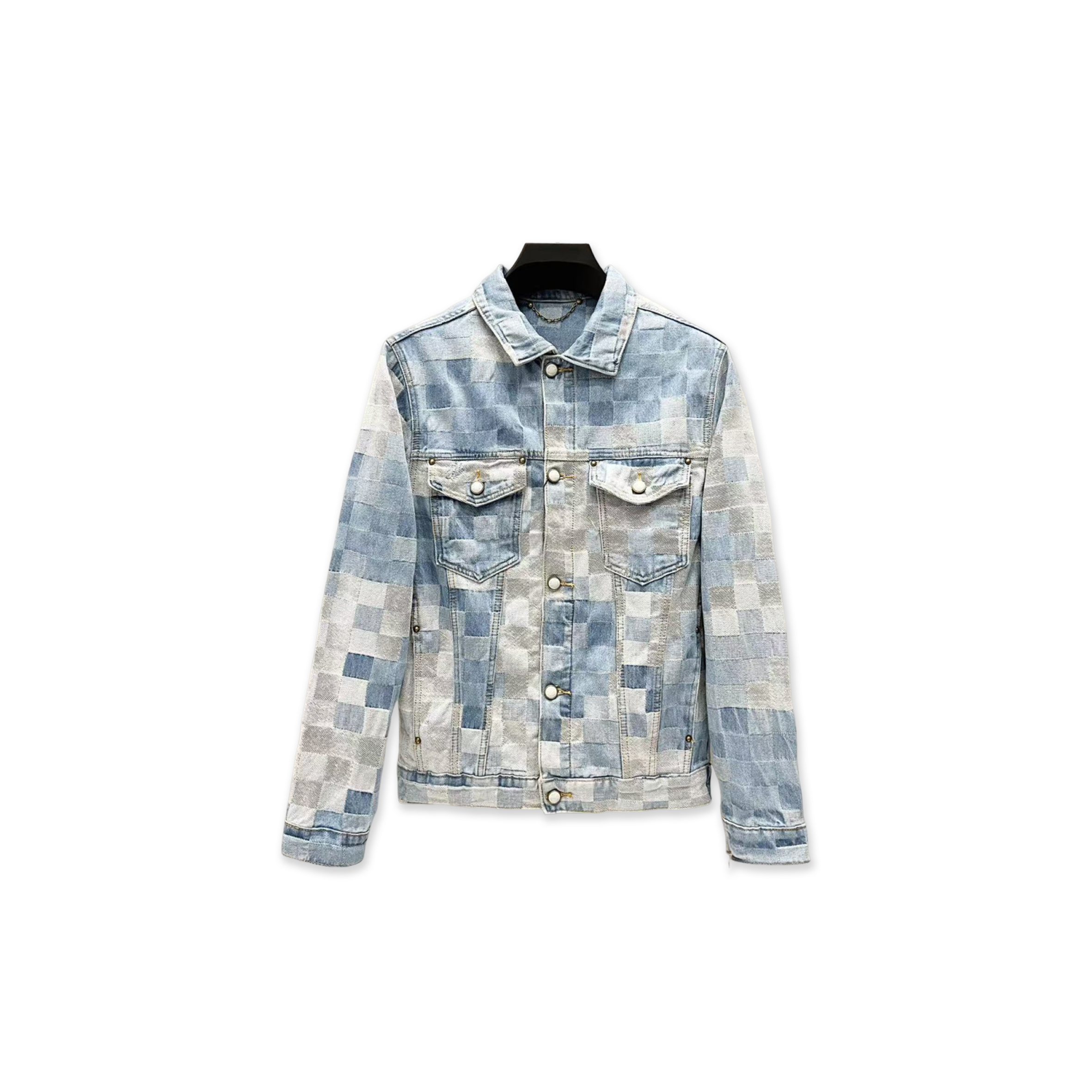 LOUIS VUITTON VESTE CLASSIQUE EN DENIM DAMIER 1AFHUW